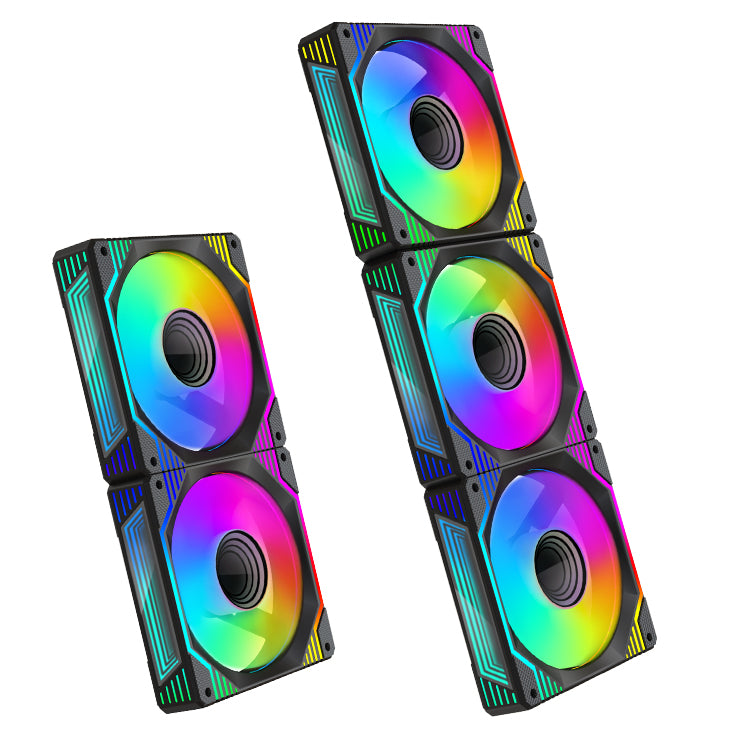 TrueNort Pc Case Fan 120mm RGB 6Pin 12V 3W Black, Single Fan | LC-30-02 TrueNort Pc Case Fan 120mm RGB 6Pin 12V 3W Black, Single Fan | LC-30-02